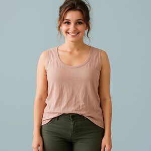 DYI Women's Performance Tank Top Khaki Size XL